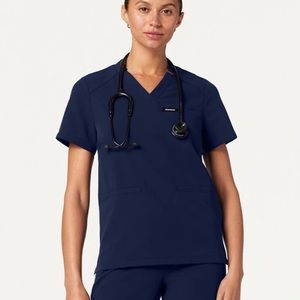 JAANUU FUSEryx™ Helia Classic Scrub Top - NAVY - XL